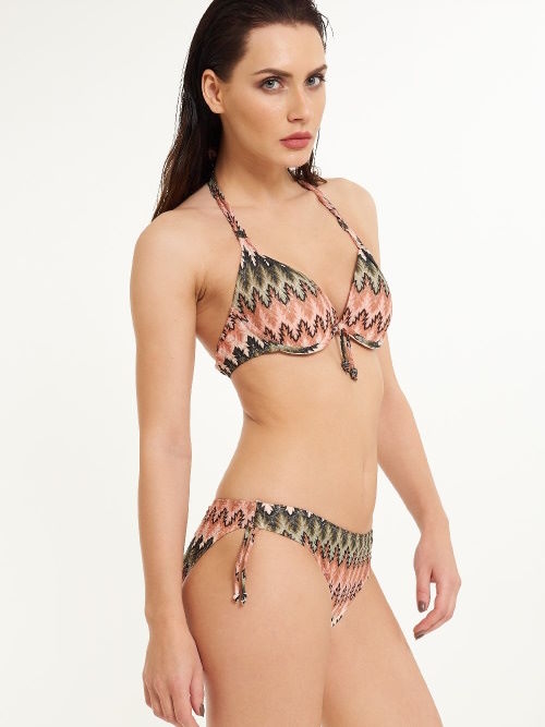 Plage de LingaDore Neva rose/brun haut de bikini préformé Plage de LingaDore Neva rose/brun haut de bikini préformé