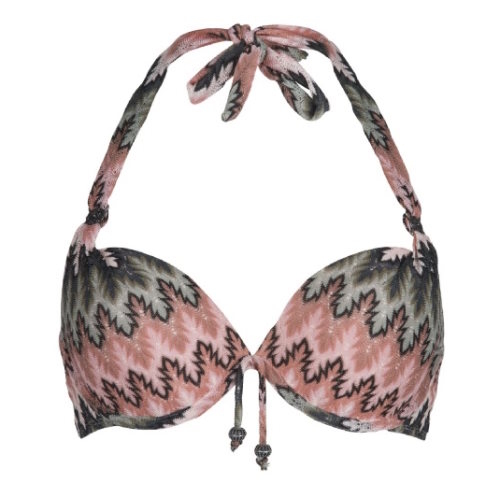 Plage de LingaDore Neva rose/brun haut de bikini préformé Plage de LingaDore Neva rose/brun haut de bikini préformé