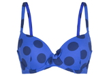 Lingadore Beach Blaze bleu/noir haut de bikini préformé