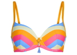 Lingadore Beach Ember orange/print haut de bikini préformé