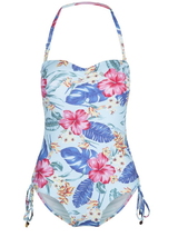 Lingadore Beach Iris bleu/print maillot de bain