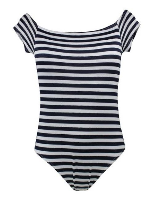 Lentiggini Fancy Stripe bleu marine/blanc maillot de bain Lentiggini Fancy Stripe bleu marine/blanc maillot de bain