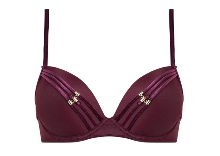Maillots de bain Marlies Dekkers Velvet Kiss violet bikinitop push up Maillots de bain Marlies Dekkers Velvet Kiss violet bikinitop push up