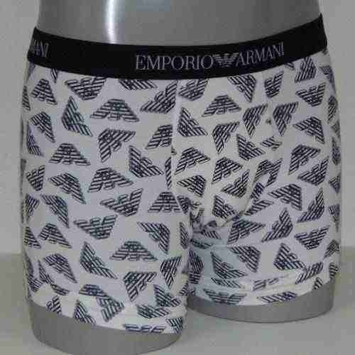 Armani Hommes Logo blanc boxer Armani Hommes Logo blanc boxer