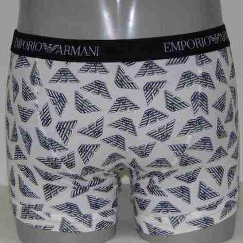 Armani Hommes Logo blanc boxer Armani Hommes Logo blanc boxer