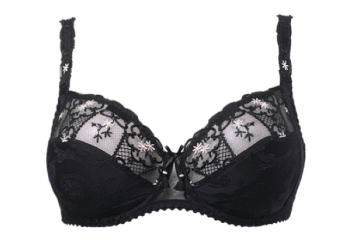 Louisa Bracq Marie-Antoinette noir soutien-gorge sans forme Louisa Bracq Marie-Antoinette noir soutien-gorge sans forme