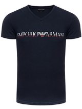 Armani Logo bleu marine mode