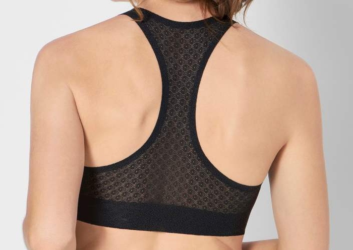 Sloggi Zero Feel Lace noir soutien-gorge sans armatures en dentelle Sloggi Zero Feel Lace noir soutien-gorge sans armatures en dentelle