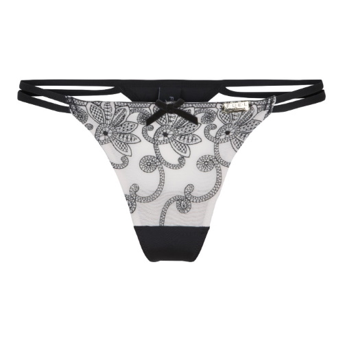 Fuel For Passion Teddy noir/print culotte string
