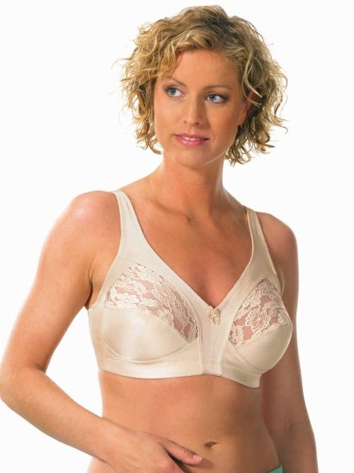 Elbrina Susa comfort poudre soutien-gorge sans armatures en dentelle Elbrina Susa comfort poudre soutien-gorge sans armatures en dentelle