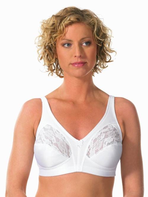 Elbrina Susa comfort blanc soutien-gorge sans armatures en dentelle Elbrina Susa comfort blanc soutien-gorge sans armatures en dentelle