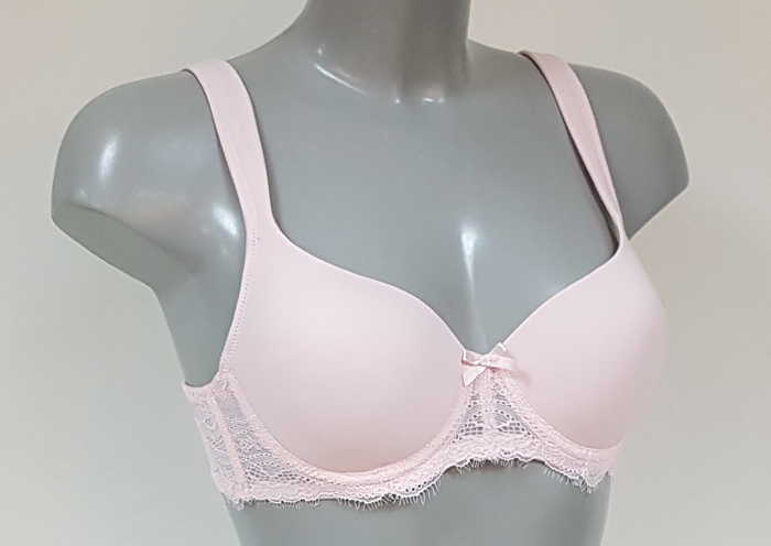 Elbrina Embroid bébé rose soutien-gorge rembourré Elbrina Embroid bébé rose soutien-gorge rembourré