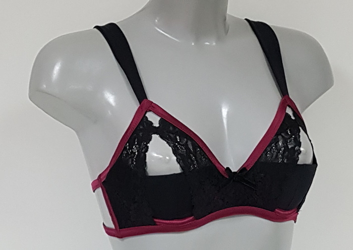 DDO Special F4P noir/rouge soutien-gorge sans forme DDO Special F4P noir/rouge soutien-gorge sans forme