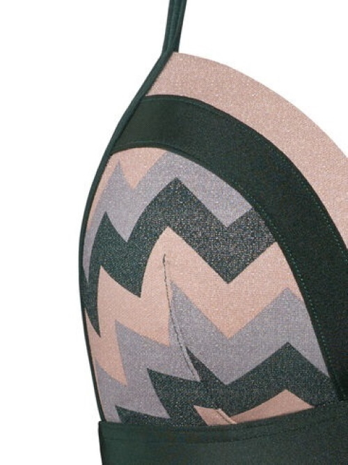 Marlies Dekkers Courage vert/print soutien-gorge sans armatures en dentelle Marlies Dekkers Courage vert/print soutien-gorge sans armatures en dentelle