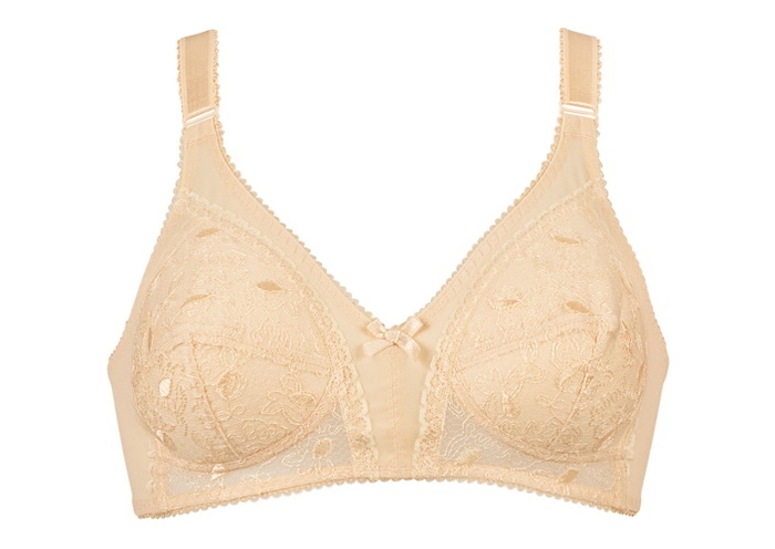 Naturana Glamorise beige soutien-gorge sans armatures en dentelle Naturana Glamorise beige soutien-gorge sans armatures en dentelle