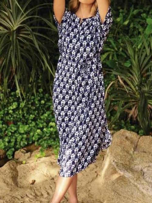 Maillots de bain Rosa Faia Kekepa bleu/blanc robe de plage Maillots de bain Rosa Faia Kekepa bleu/blanc robe de plage