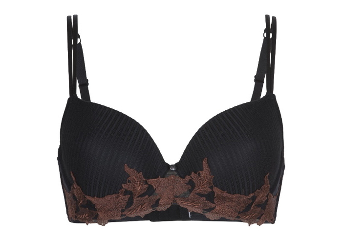 LingaDore Caviar Raisin noir/brun soutien-gorge rembourré LingaDore Caviar Raisin noir/brun soutien-gorge rembourré