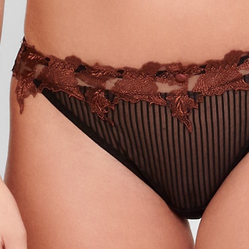 LingaDore Caviar Raisin noir/brun culotte string LingaDore Caviar Raisin noir/brun culotte string