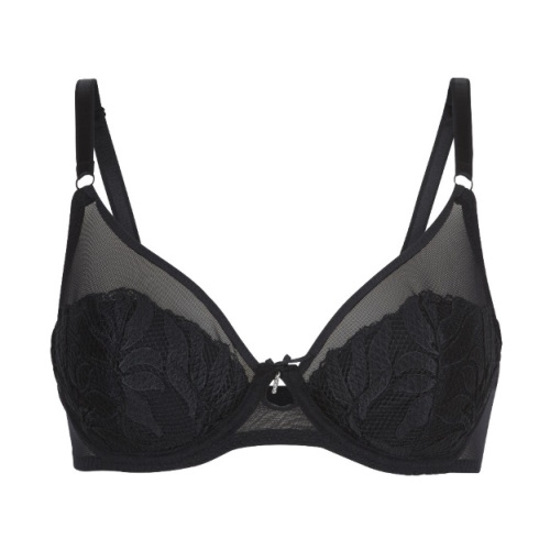 LingaDore Black Flower noir soutien-gorge rembourré LingaDore Black Flower noir soutien-gorge rembourré