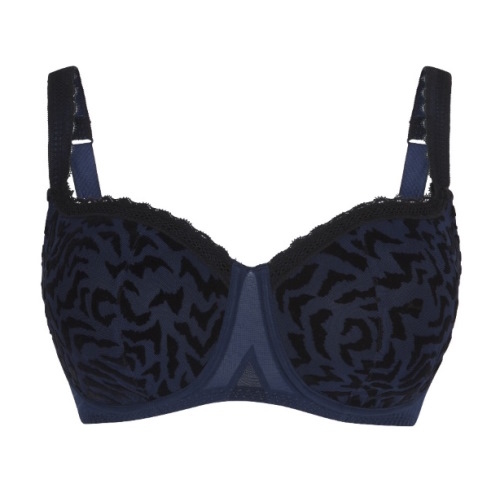 LingaDore Black Iris bleu/noir soutien-gorge rembourré LingaDore Black Iris bleu/noir soutien-gorge rembourré
