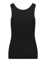 RJ Bodywear Pure Color noir chemise pour femmes