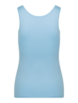 RJ Bodywear Pure Color baby bleu chemise pour femmes
