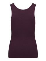 RJ Bodywear Pure Color aubergine chemise pour femmes