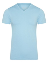 RJ Bodywear Hommes Pure Color  baby bleu shirt