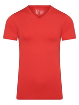 RJ Bodywear Hommes Pure Color  rouge shirt