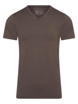 RJ Bodywear Hommes Pure Color  marron shirt