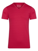 RJ Bodywear Hommes Pure Color  rouge foncé shirt