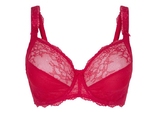 LingaDore Daily Full Coverage Lace rouge soutien-gorge corbeille