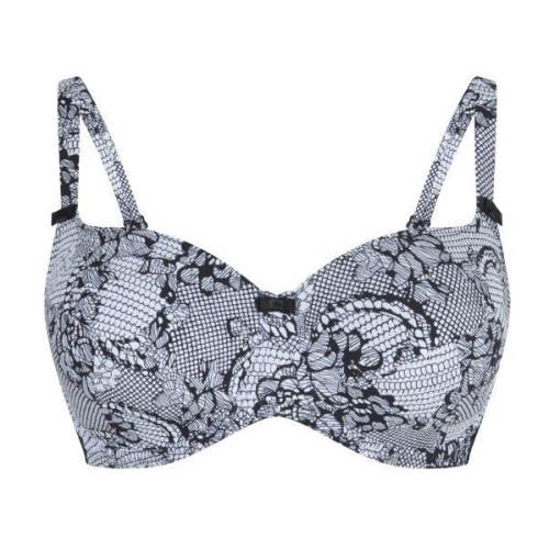 LingaDore Papagayo blanc/noir soutien-gorge rembourré LingaDore Papagayo blanc/noir soutien-gorge rembourré