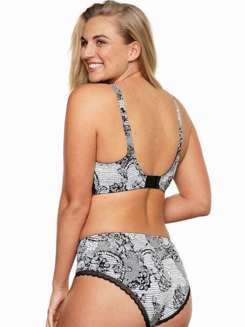 LingaDore Papagayo blanc/noir soutien-gorge rembourré LingaDore Papagayo blanc/noir soutien-gorge rembourré