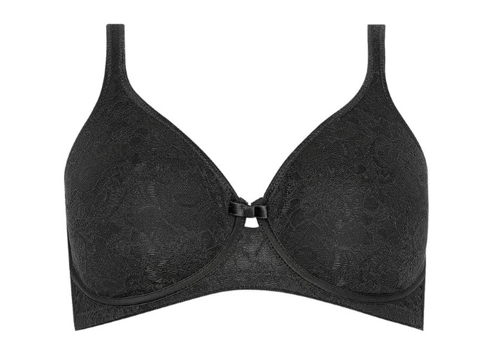 Naturana Salamanca noir soutien-gorge sans armatures en dentelle Naturana Salamanca noir soutien-gorge sans armatures en dentelle