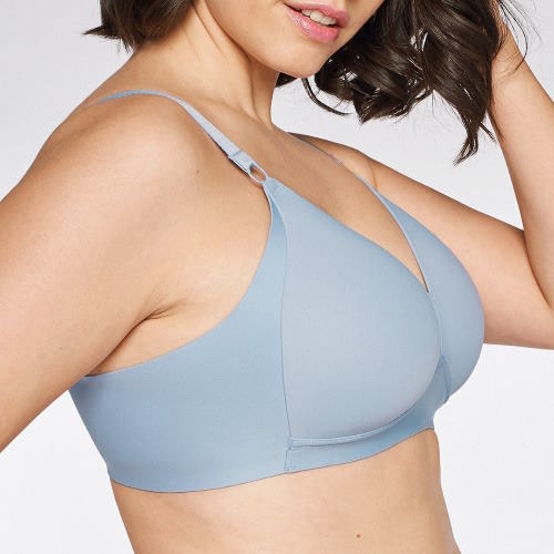 Naturana Side smoother bleu soutien-gorge sans armatures en dentelle Naturana Side smoother bleu soutien-gorge sans armatures en dentelle
