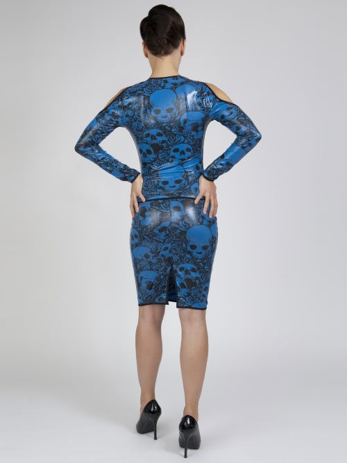 Peter Domenie Incendie 337 bleu jupe Peter Domenie Incendie 337 bleu jupe