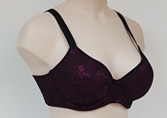 Elbrina Valerie Glamour noir/rose soutien-gorge rembourré Elbrina Valerie Glamour noir/rose soutien-gorge rembourré