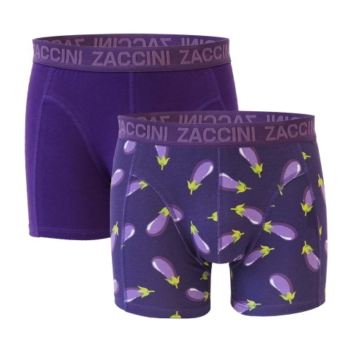 Zaccini Aubergine violet/print boxer