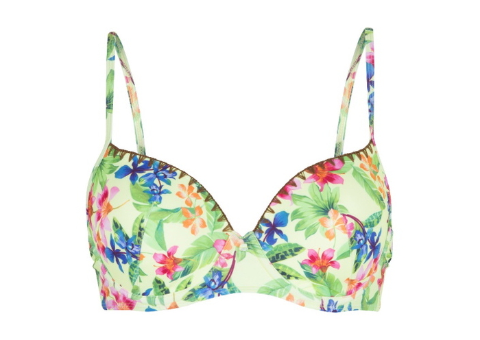 Plage de LingaDore Wild Flower lime haut de bikini préformé Plage de LingaDore Wild Flower lime haut de bikini préformé