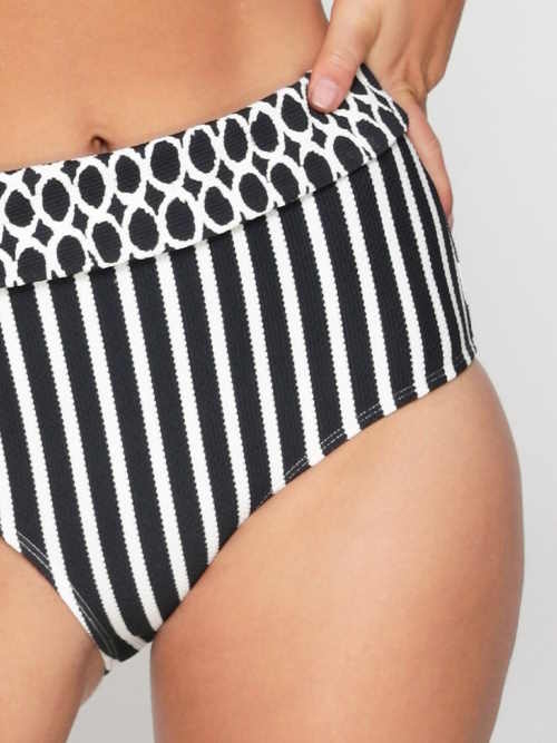 Plage de LingaDore Black & White noir/blanc slip de bikini Plage de LingaDore Black & White noir/blanc slip de bikini