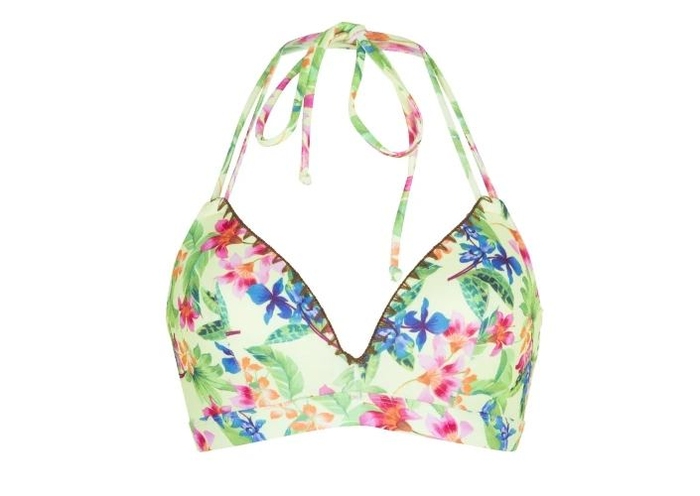 Plage de LingaDore Wild Flower lime haut de bikini préformé Plage de LingaDore Wild Flower lime haut de bikini préformé