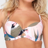 Lingadore Beach Pastel Flower  pastel/print haut de bikini préformé