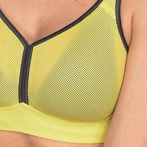 Anita Active Contrôle aérien Delta trail jaune soutien-gorge de sport Anita Active Contrôle aérien Delta trail jaune soutien-gorge de sport