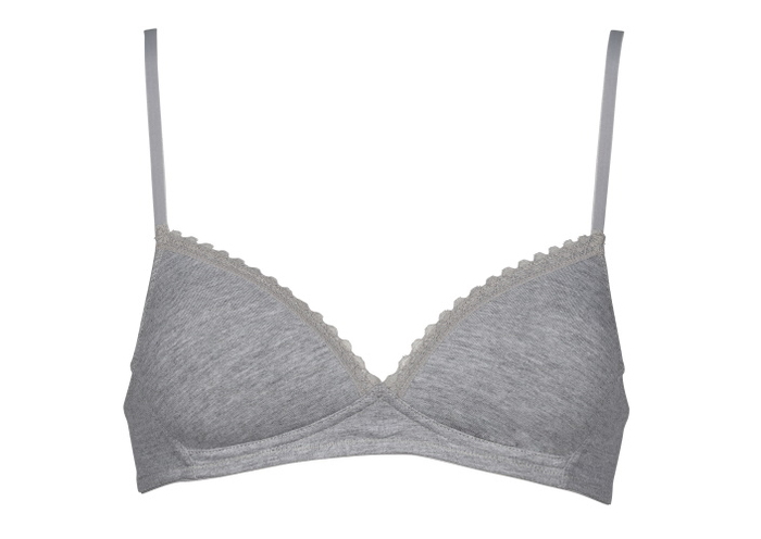 Mon Basic par After Eden Comfy rose/gris soutien-gorge sans armatures en dentelle Mon Basic par After Eden Comfy rose/gris soutien-gorge sans armatures en dentelle