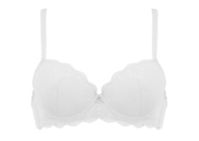 Naturana Light Lace blanc soutien-gorge rembourré Naturana Light Lace blanc soutien-gorge rembourré