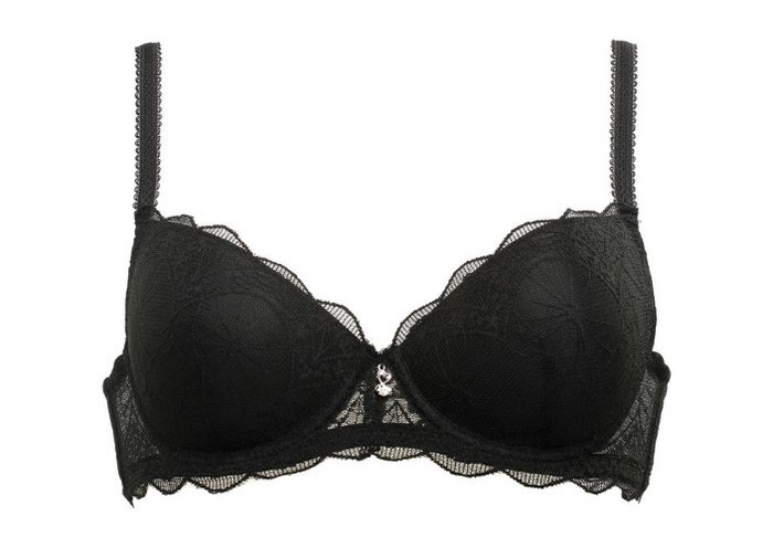 Naturana Light Lace noir soutien-gorge rembourré Naturana Light Lace noir soutien-gorge rembourré