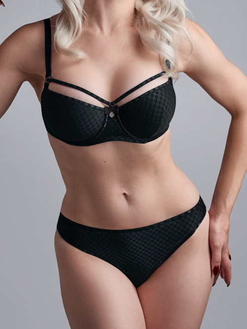 Marlies Dekkers Space Odyssey noir culotte string Marlies Dekkers Space Odyssey noir culotte string