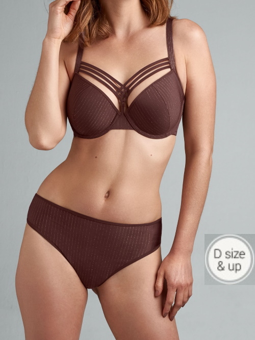 Marlies Dekkers Dame de Paris marron/print soutien-gorge rembourré Marlies Dekkers Dame de Paris marron/print soutien-gorge rembourré