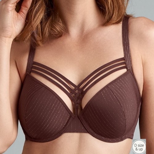 Marlies Dekkers Dame de Paris marron/print soutien-gorge rembourré Marlies Dekkers Dame de Paris marron/print soutien-gorge rembourré